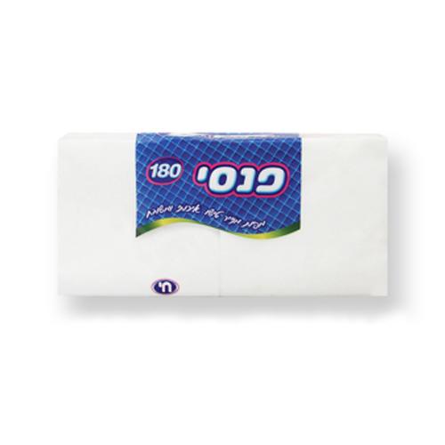 מפיות פנסי לבן 180יח' חד/ש