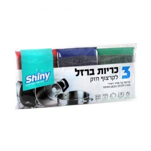 כרית יפנית מתכת לקרצוף חזק 3 יח'